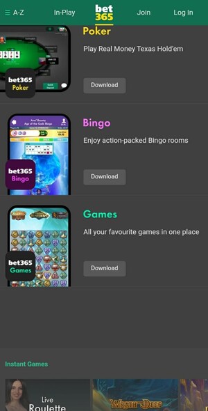 bet365 casino apps